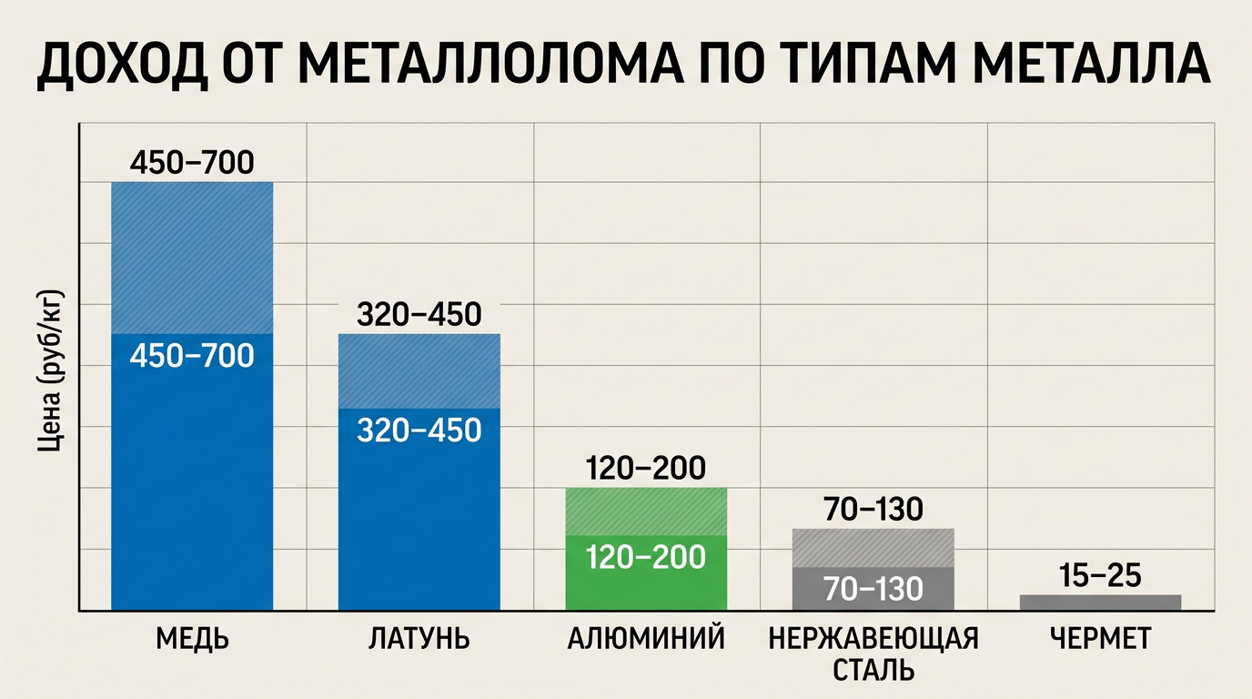 Доход от металлолома