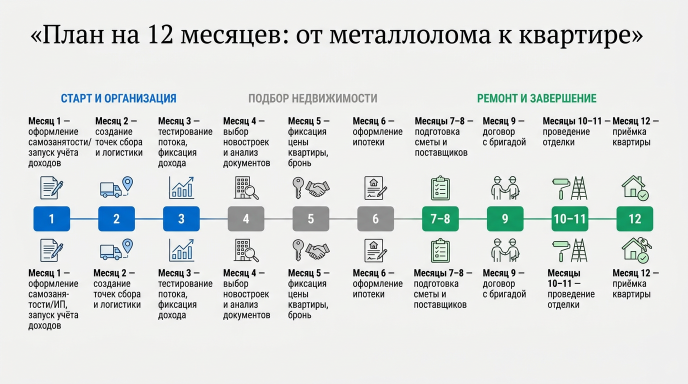 План на 12 месяцев